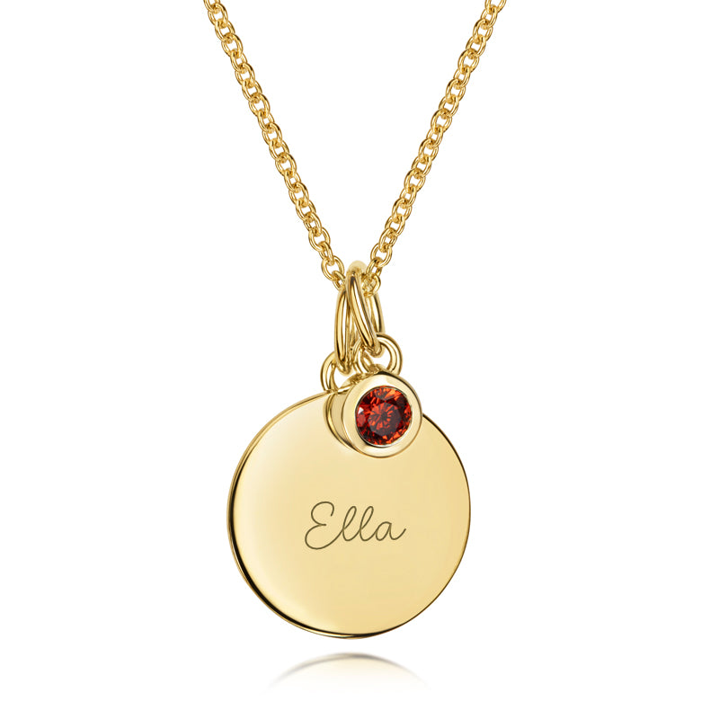 Handmade Birthstone Necklace