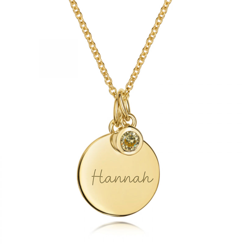 Handmade Birthstone Necklace
