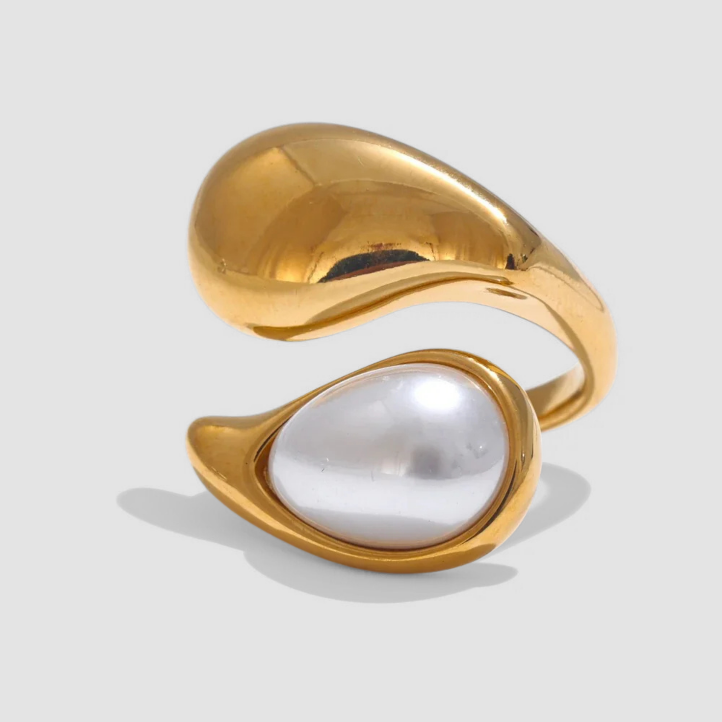 Golden Drop Ring