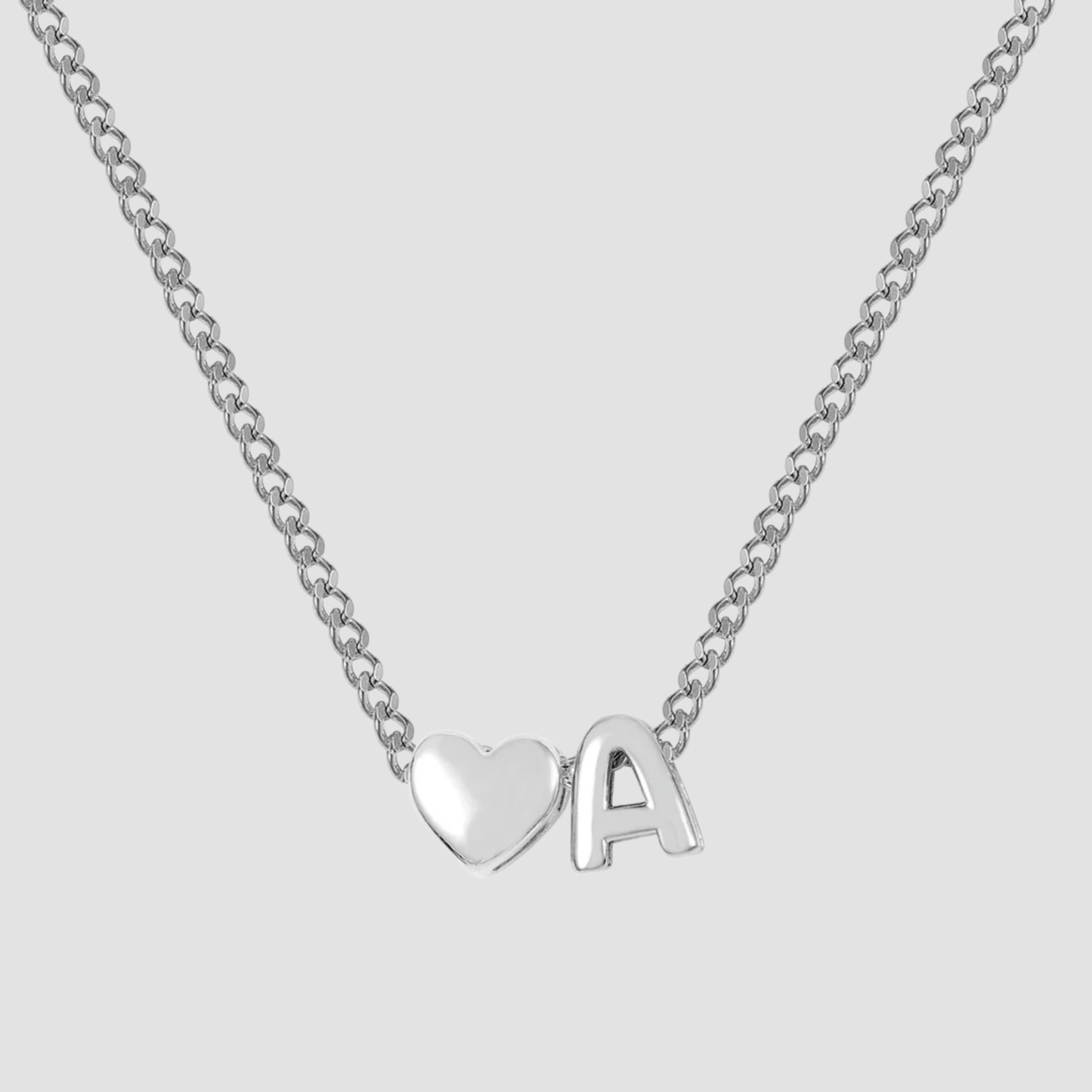 Handmade Bubble Letter Necklace