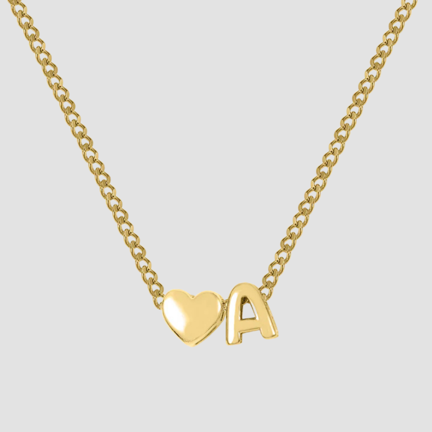 Handmade Bubble Letter Necklace