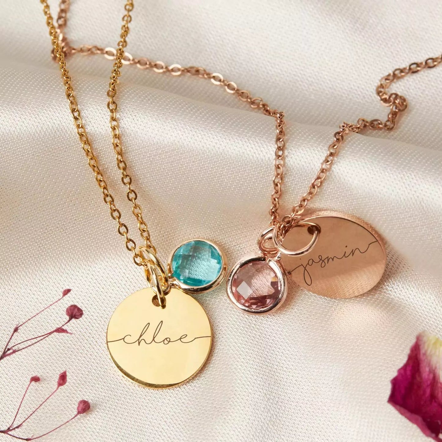 Handmade Birthstone Necklace