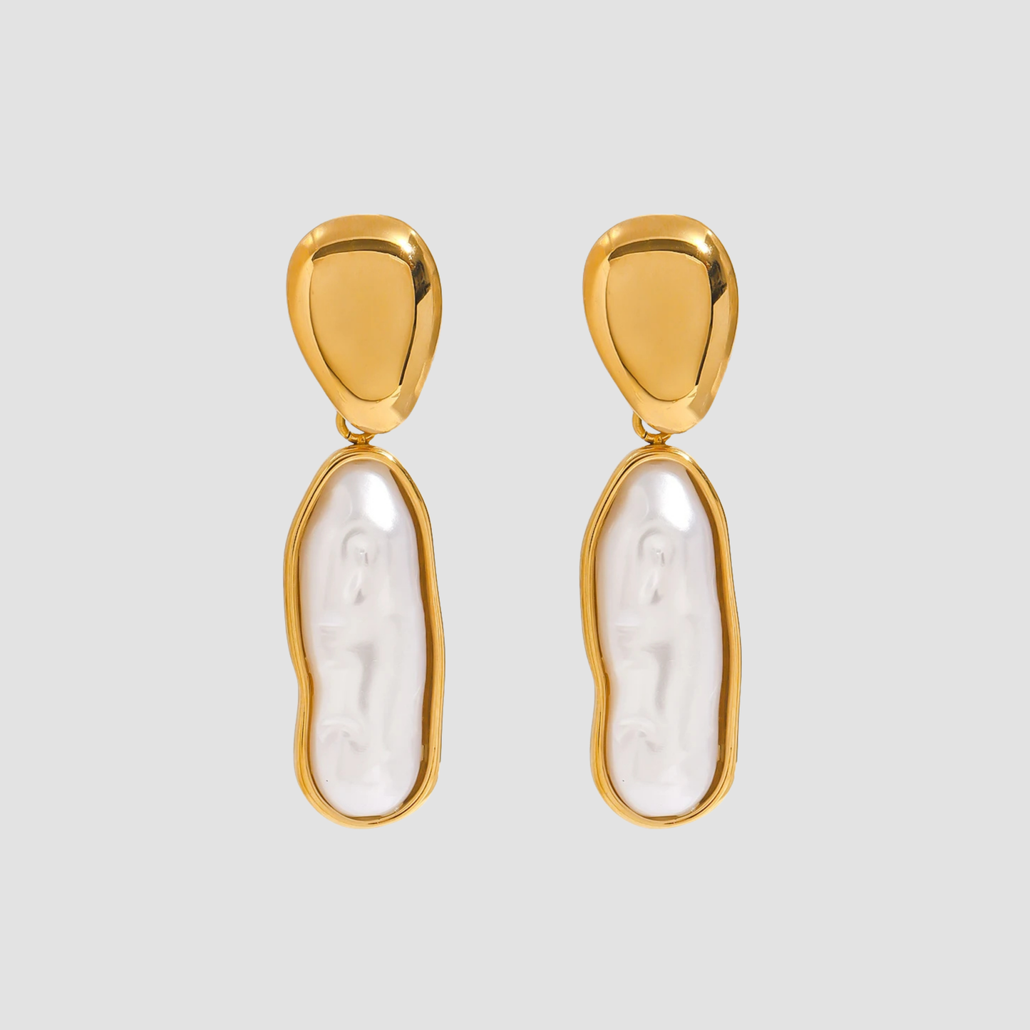 Long Pearl Earrings