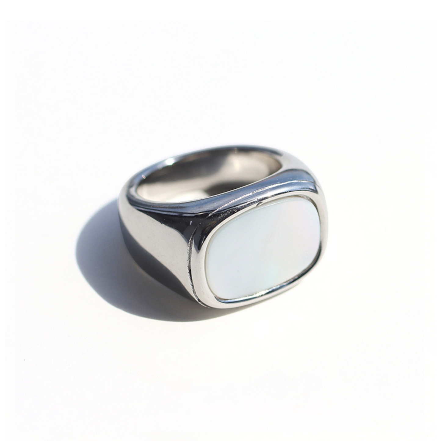 Square Shell Rings