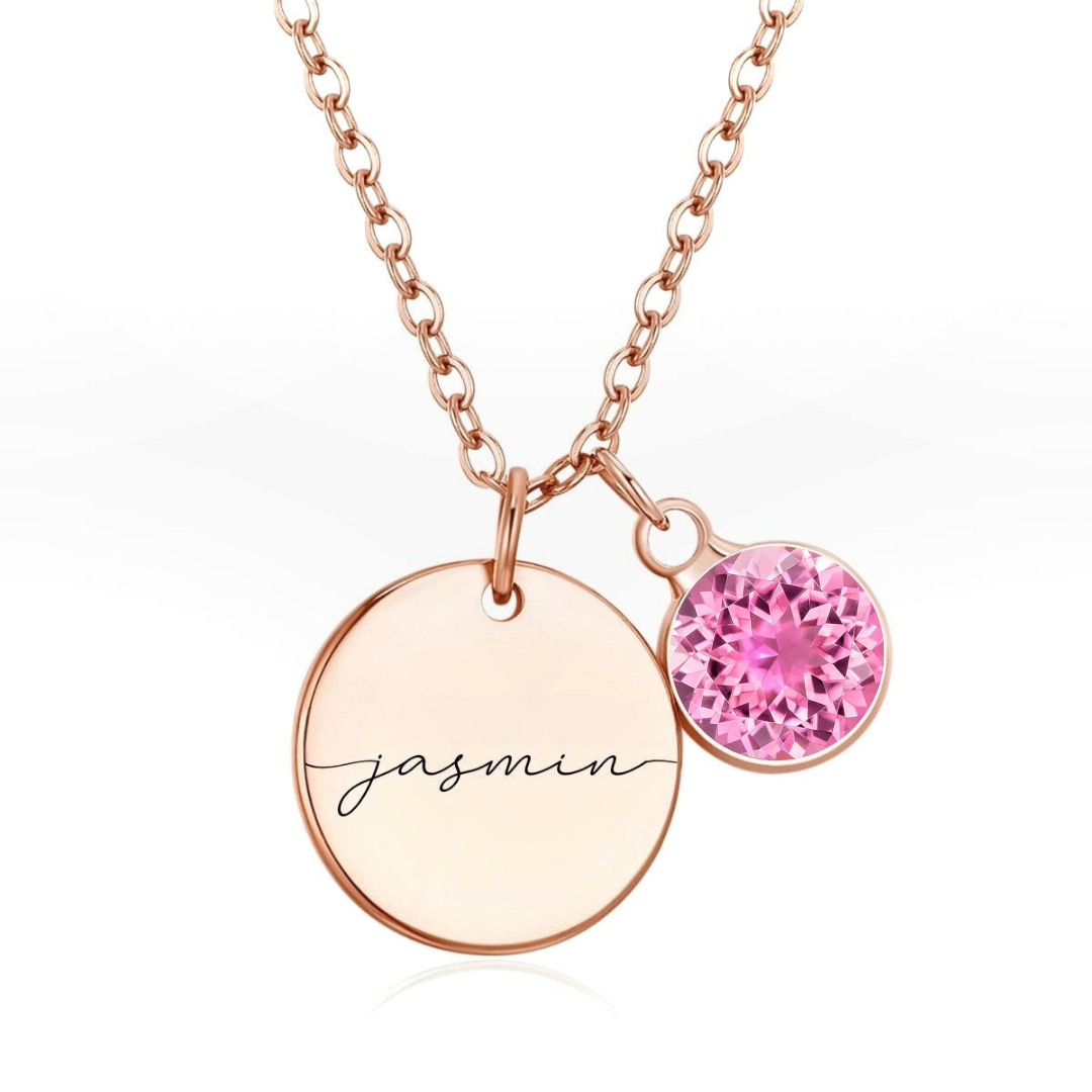 Handmade Birthstone Necklace