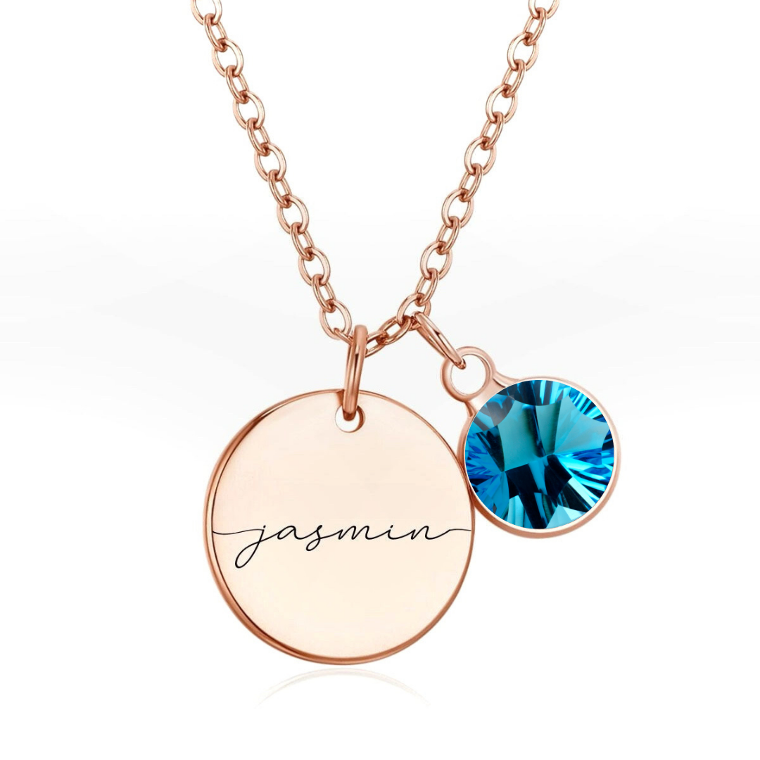 Handmade Birthstone Necklace