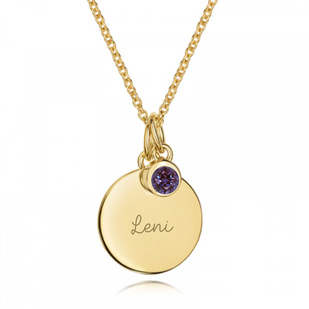 Handmade Birthstone Necklace