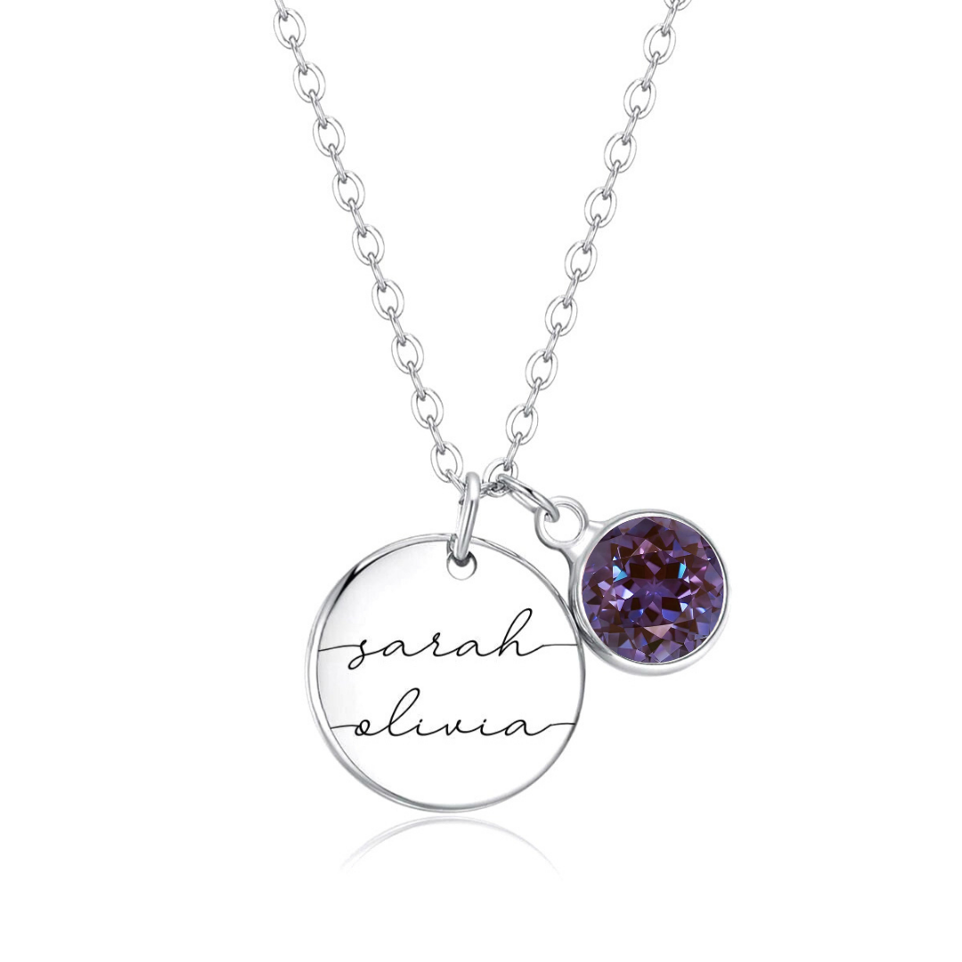 Handmade Birthstone Necklace