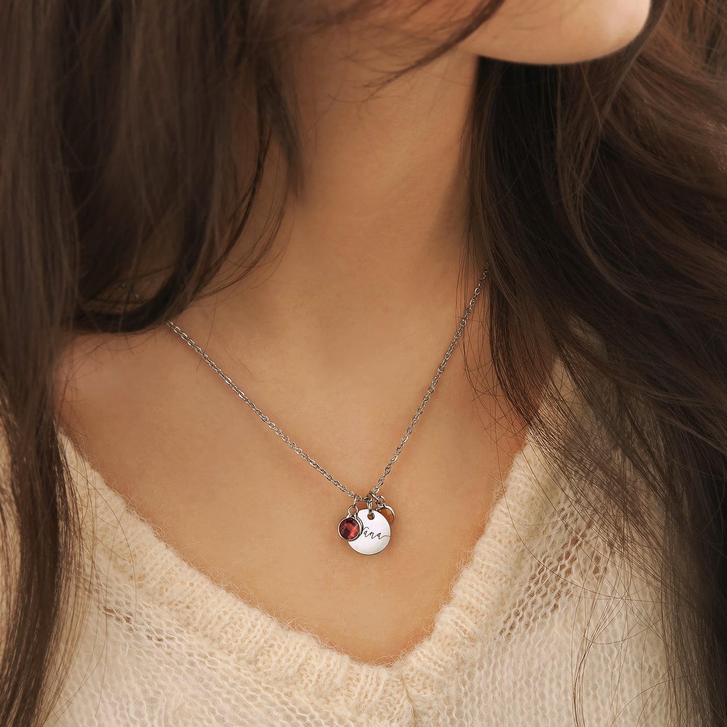 Handmade Birthstone Necklace