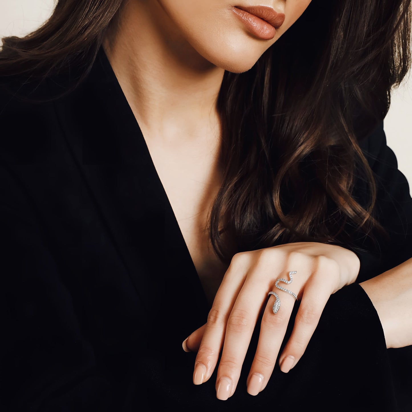 Gothic Snake Ring