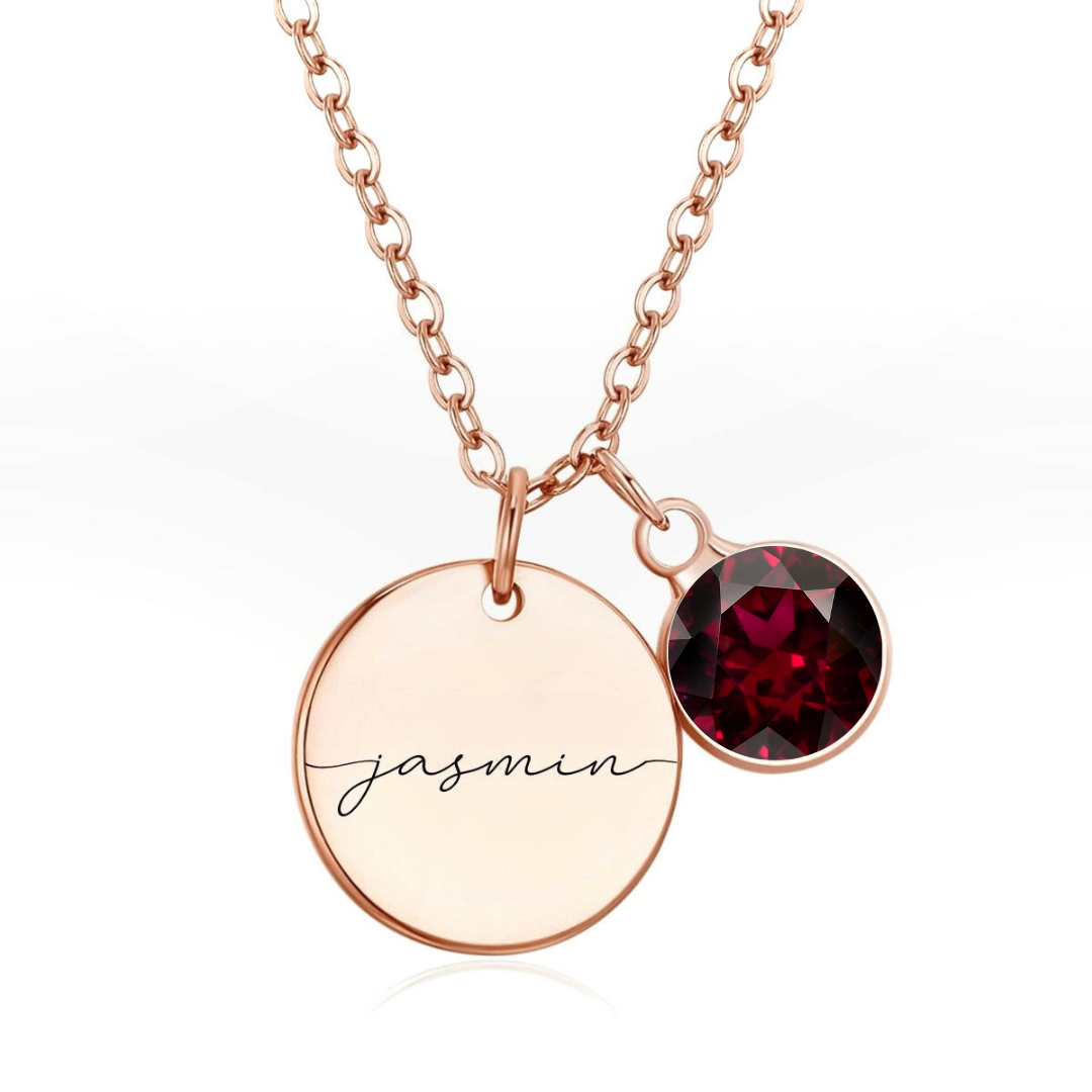Handmade Birthstone Necklace
