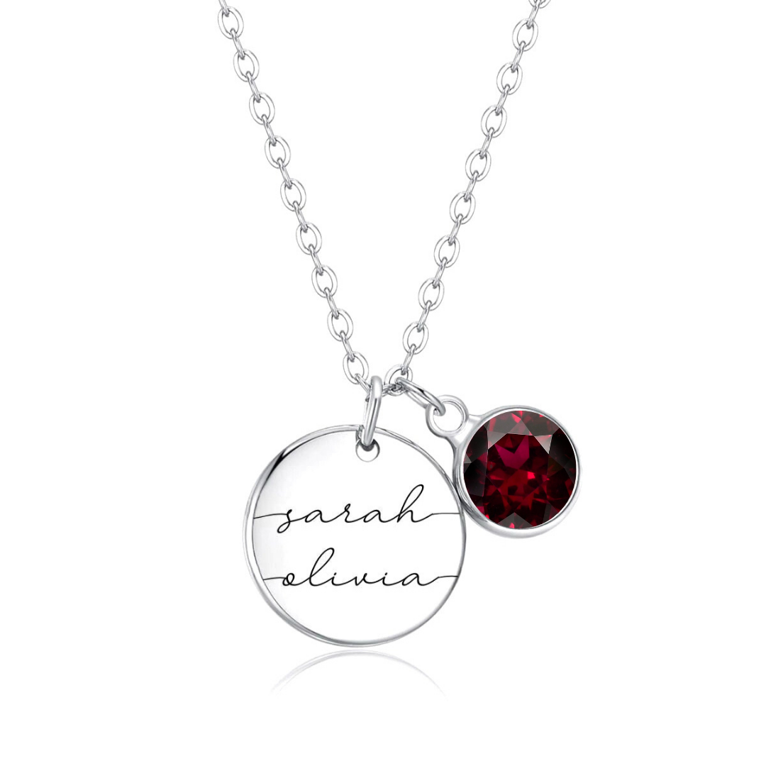 Handmade Birthstone Necklace