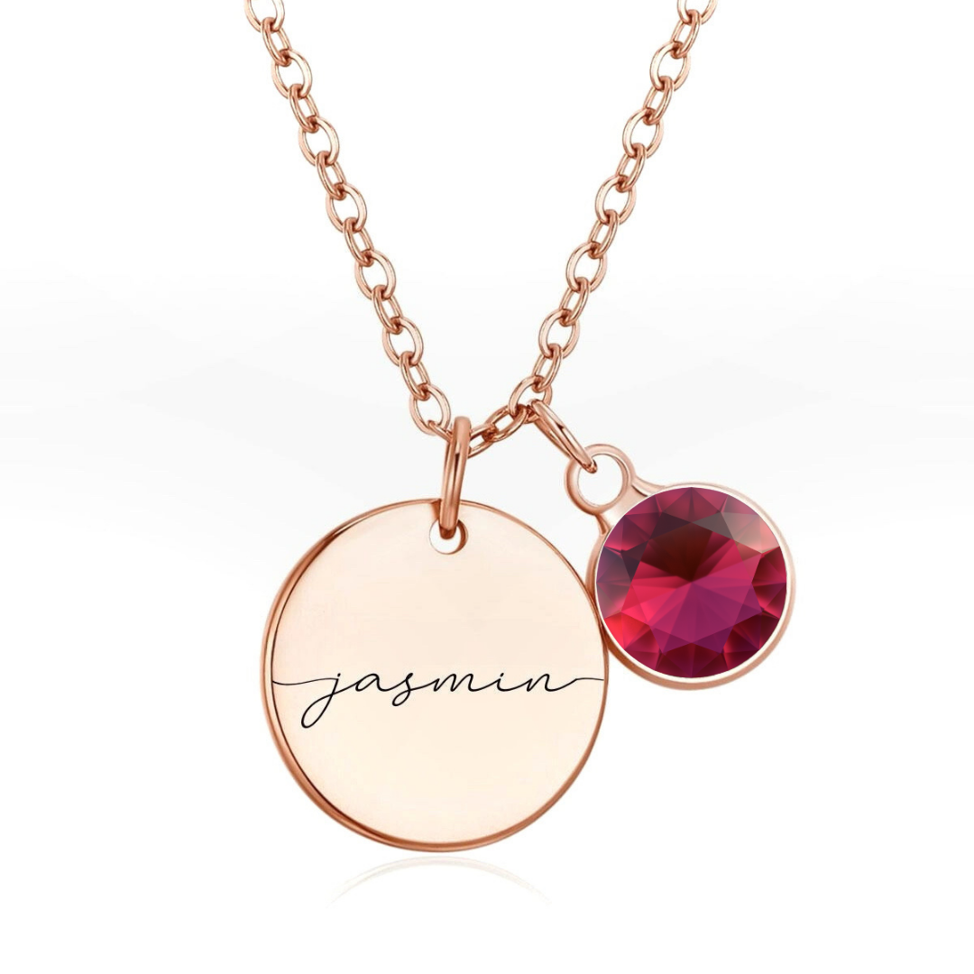 Handmade Birthstone Necklace