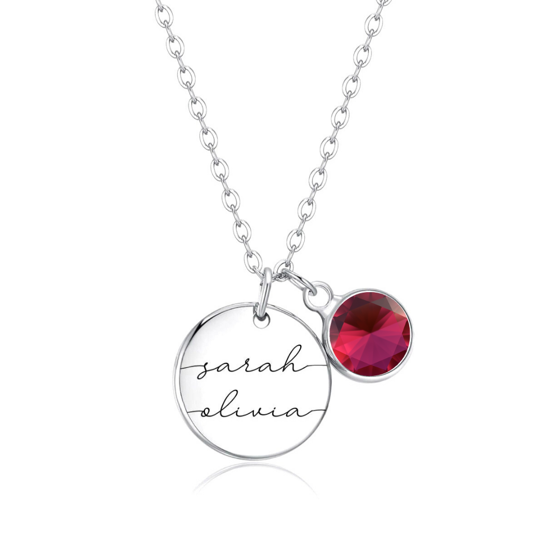 Handmade Birthstone Necklace