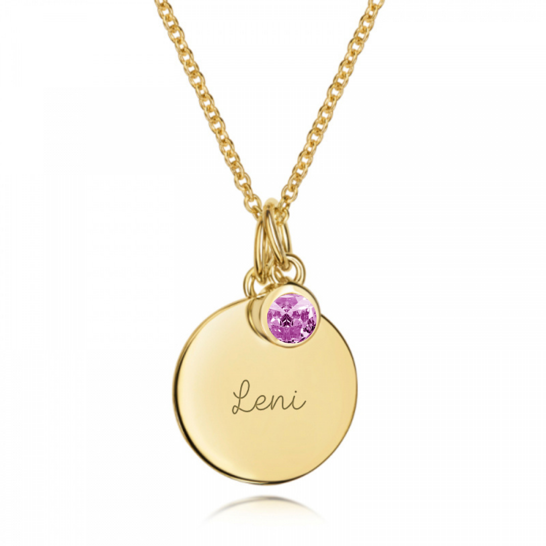Handmade Birthstone Necklace