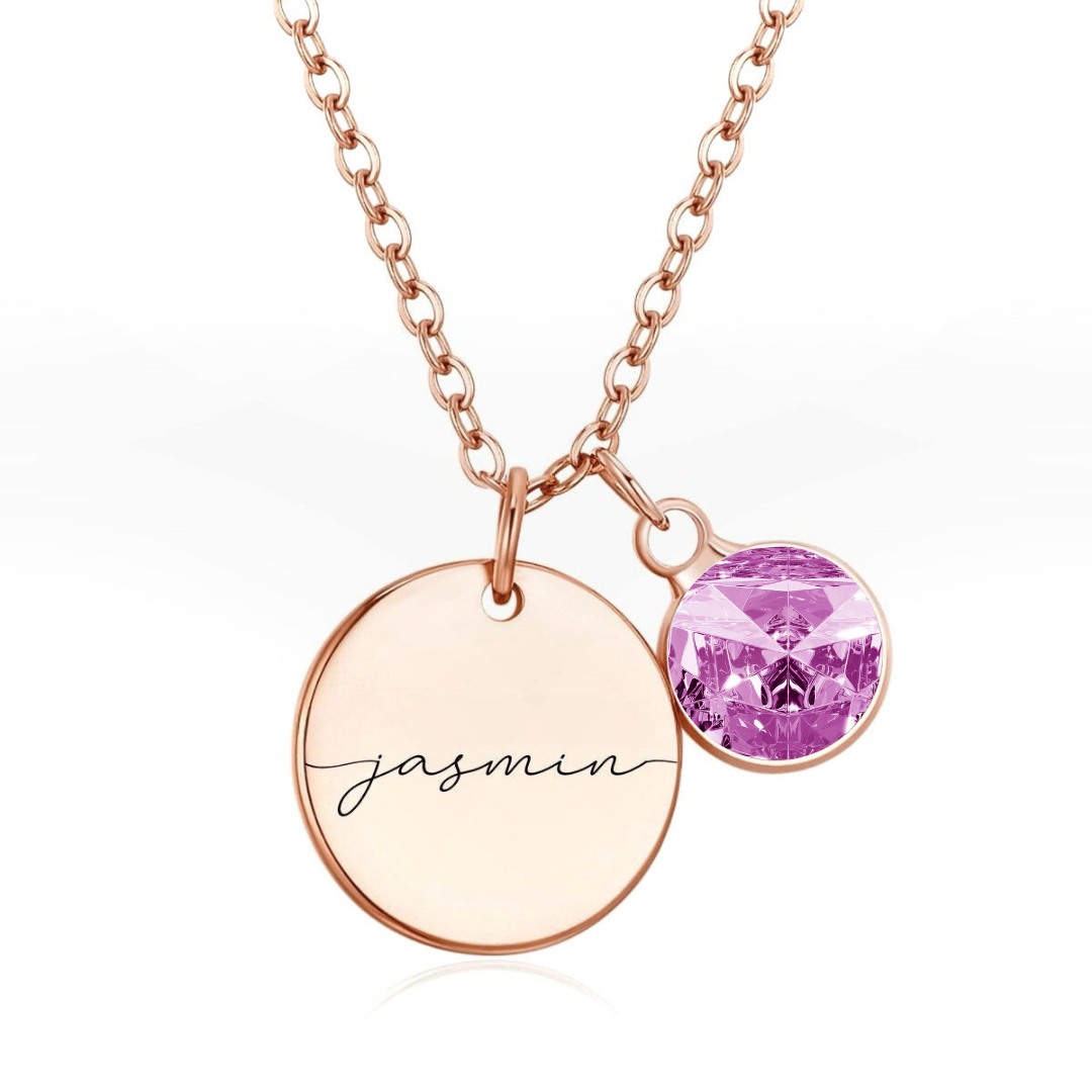 Handmade Birthstone Necklace
