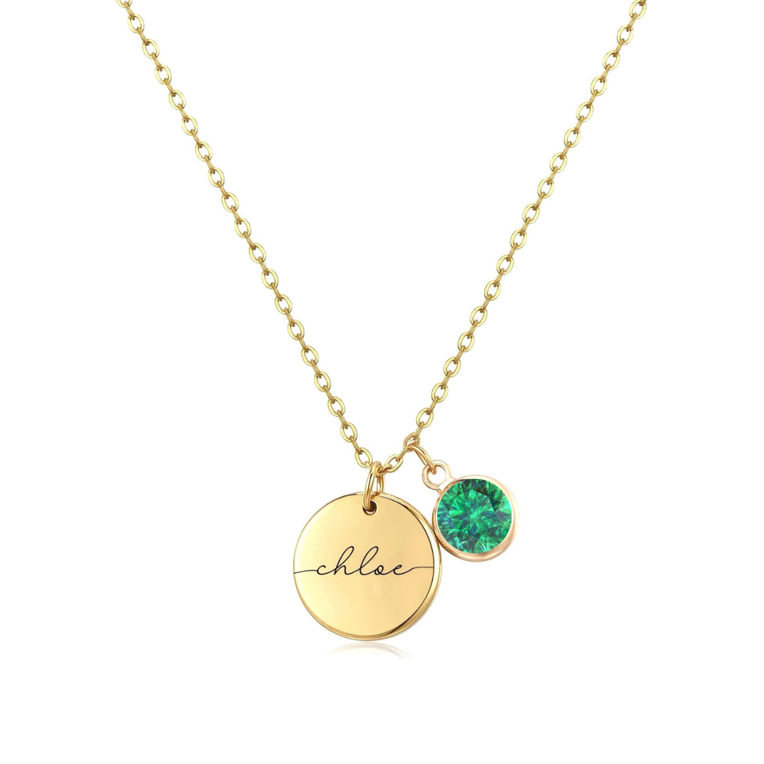 Handmade Birthstone Necklace