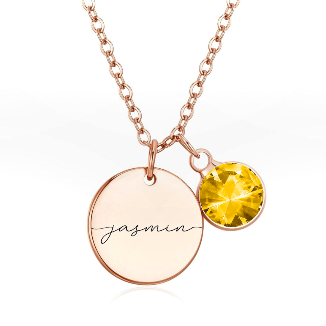 Handmade Birthstone Necklace