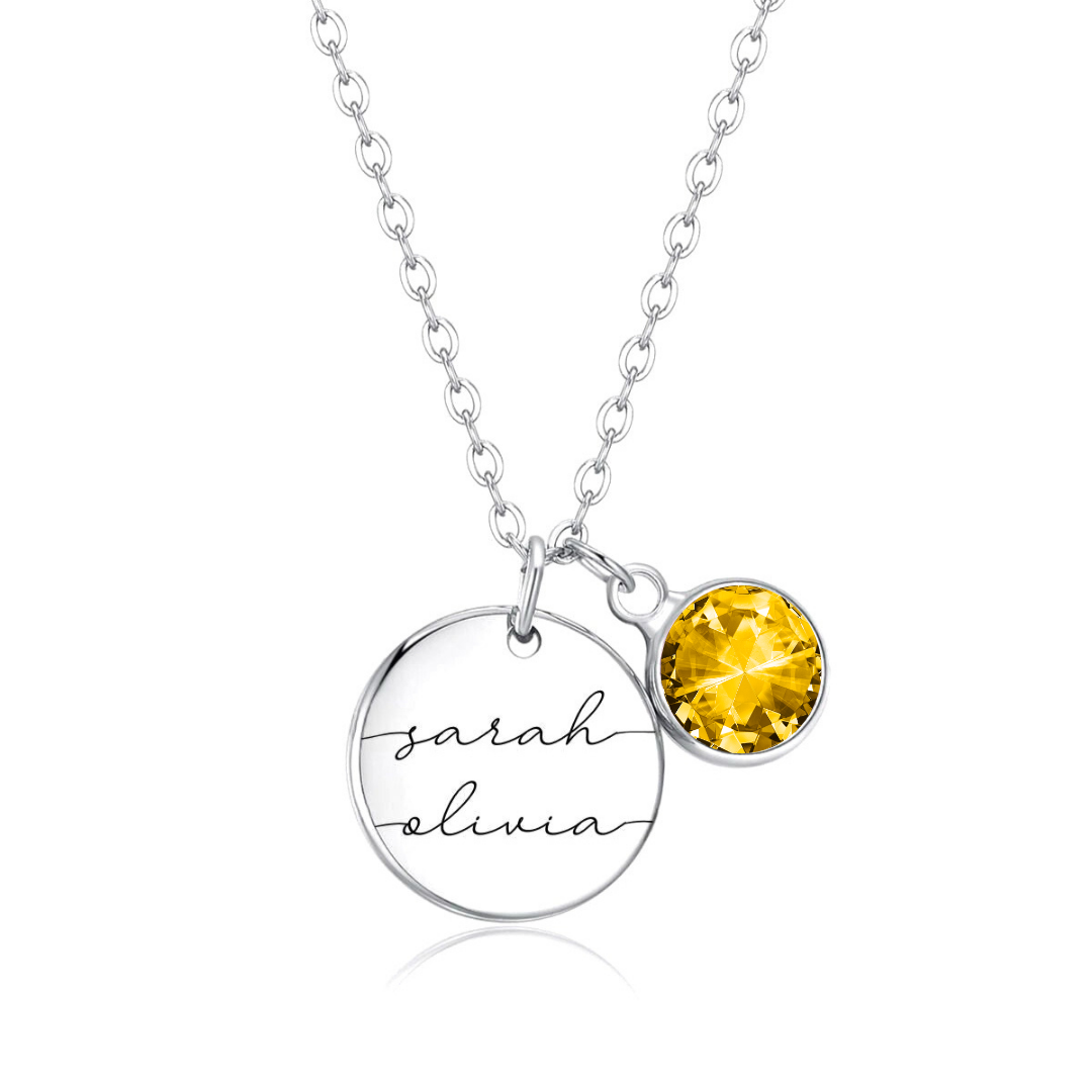 Handmade Birthstone Necklace