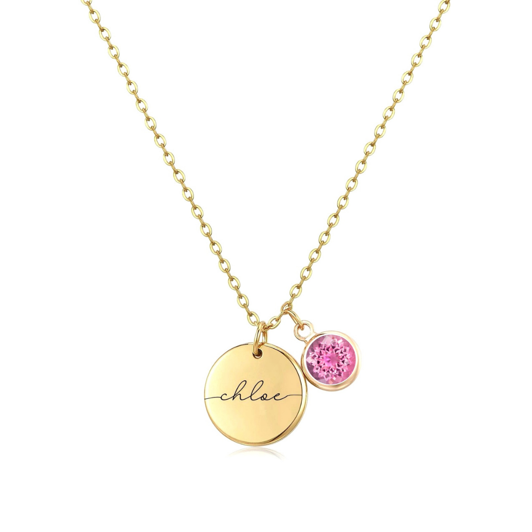 Handmade Birthstone Necklace