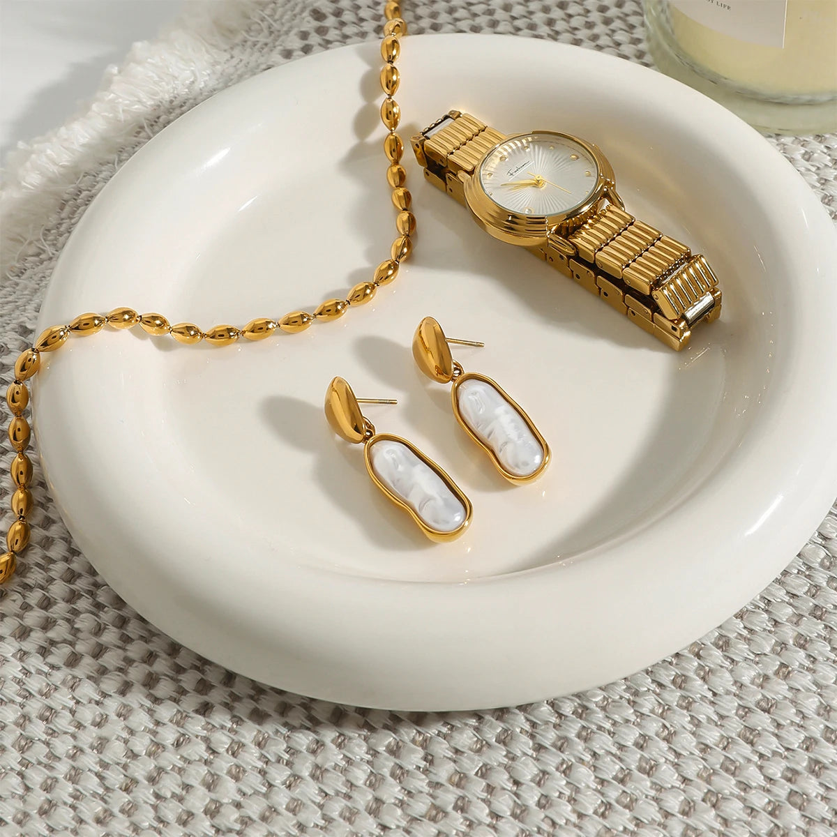 Long Pearl Earrings