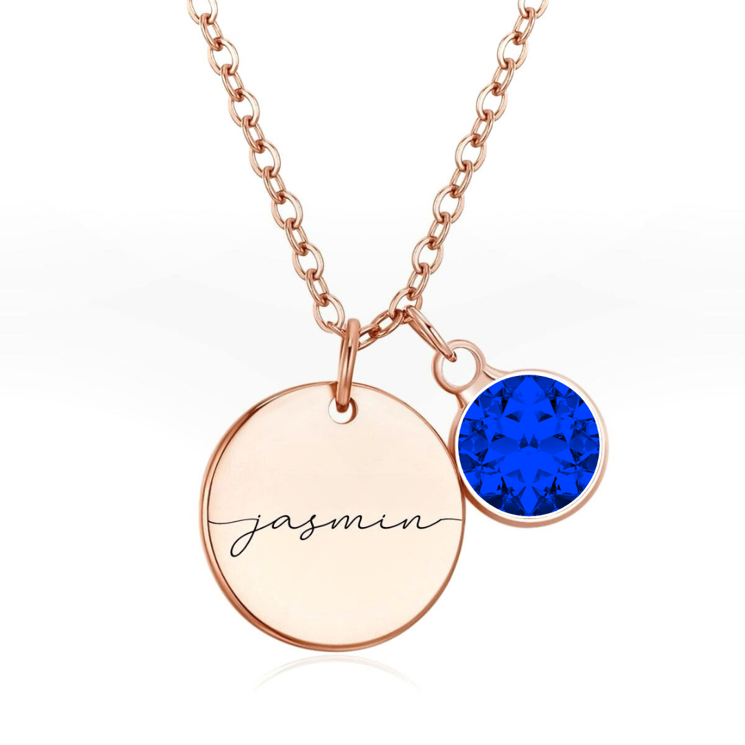 Handmade Birthstone Necklace