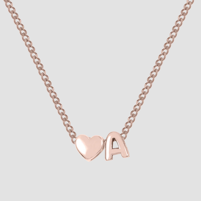 Handmade Bubble Letter Necklace