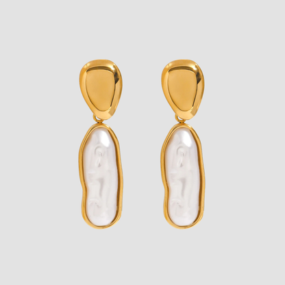 Long Pearl Earrings