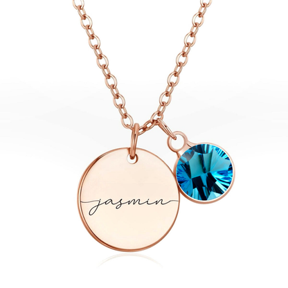 Handmade Birthstone Necklace