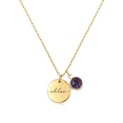 Handmade Birthstone Necklace