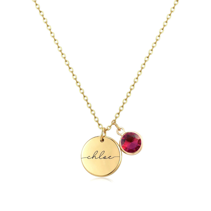 Handmade Birthstone Necklace