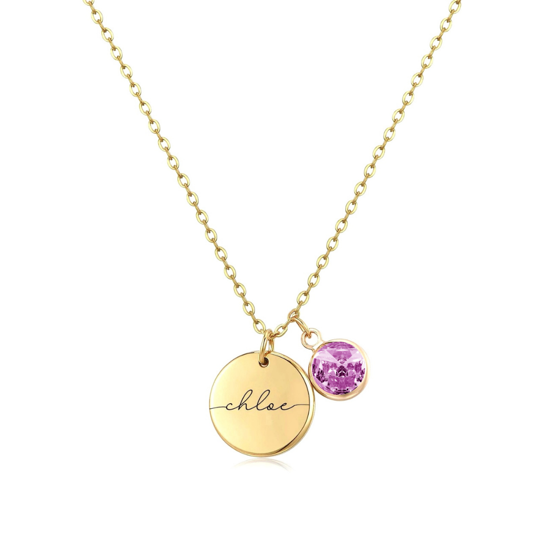 Handmade Birthstone Necklace