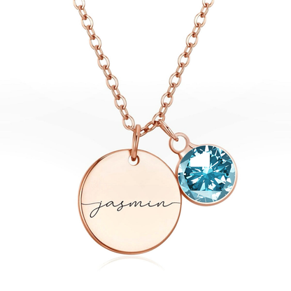 Handmade Birthstone Necklace