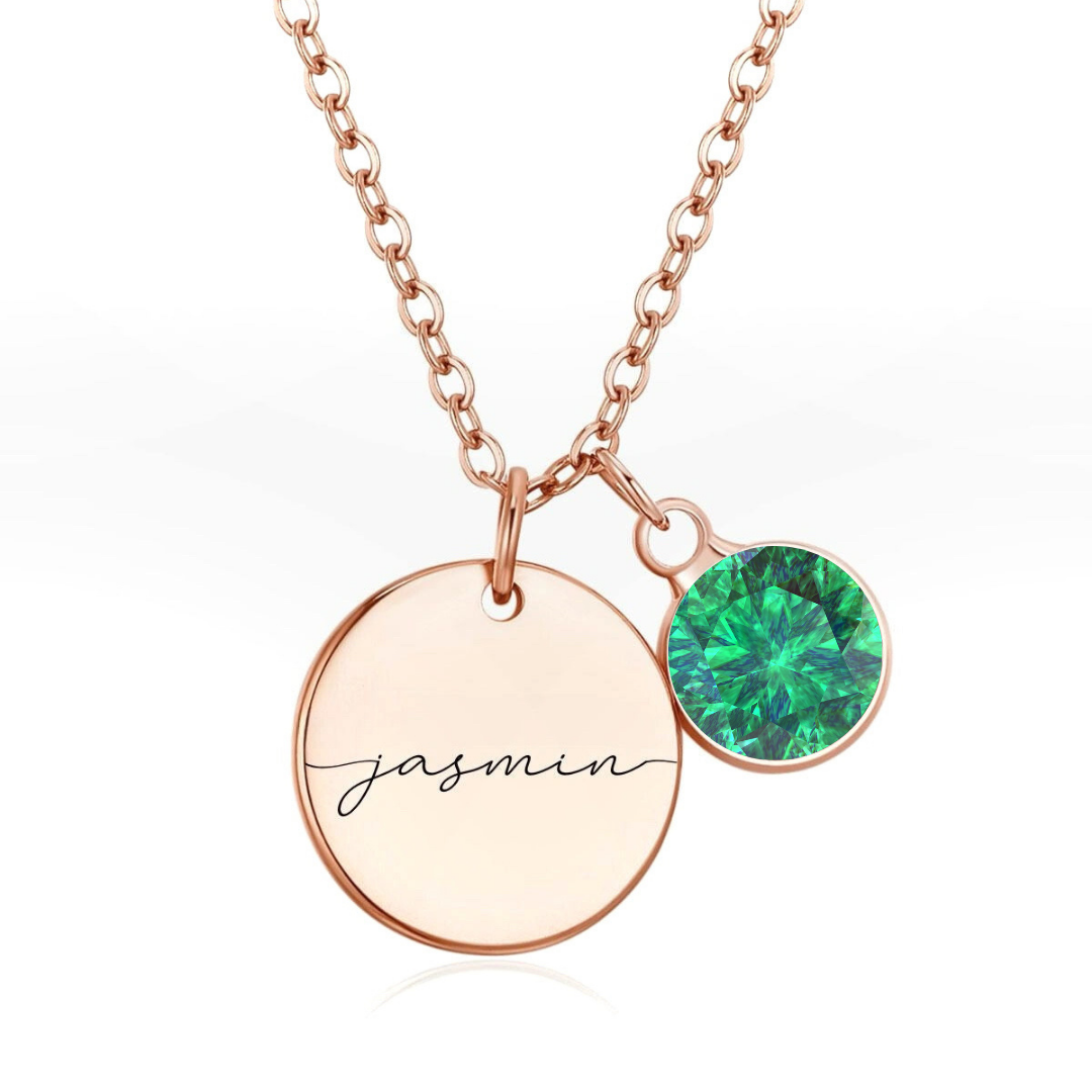 Handmade Birthstone Necklace