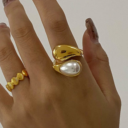 Golden Drop Ring
