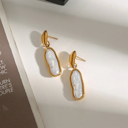 Long Pearl Earrings