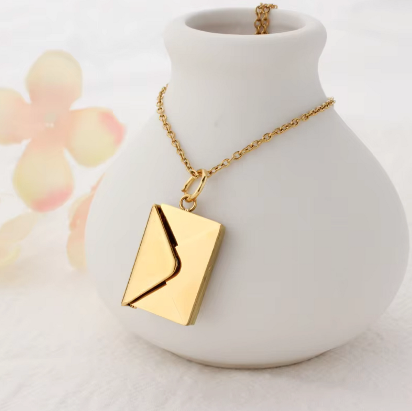 Handmade Envelope Necklace