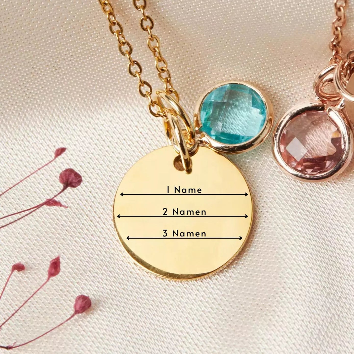 Handmade Birthstone Necklace