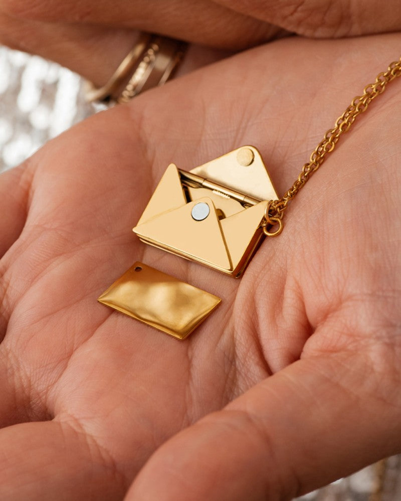 Handmade Envelope Necklace